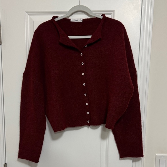 Shop Talulah Sweaters - Shop Talulah Isla in wine medium